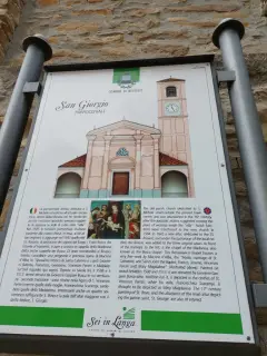 Tavola di Marcino dal pannello illustrativo - Chiesa di San Giorgio a Neviglie