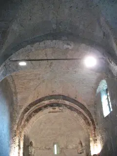 Interno - Arco trionfale - Cappella di San Salvatore a Novalesa