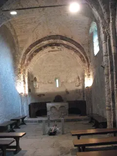 Interno - Vista d'insieme - Cappella di San Salvatore a Novalesa