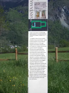 Pannello illustrativo - Cappella di Santa Maria Maddalena a Novalesa