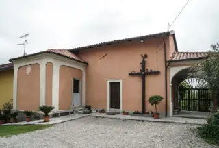 Vista Nord - Chiesa di Santa Maria Assunta di Caristo a BorgomaneroFrazione Santa Cristina