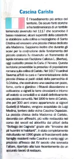 Pannello illustrativo - Chiesa di Santa Maria Assunta di Caristo a BorgomaneroFrazione Santa Cristina