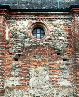 Dettagli fregio - Chiesa Della Rettoria o Oratorio di San Clemente a Occhieppo Inferiore