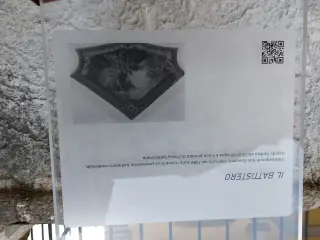 Pannello illustrativo - Battistero di San Giovanni a Omegna