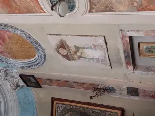 Affresco staccato Cristo - Oratorio di San Bernardino a Orta San Giulio