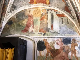 Tentazione di sant Antonio - Pieve o Santuario o Chiesa della Madonna del Carmine a Prunetto