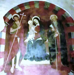 Madonna col Bambino - Chiesa o Santuario di Santa Maria d'Acqua Dolce a Monesiglio