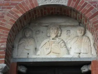 Lunetta del Pantocratore - Cappella di San Vittore a Canale