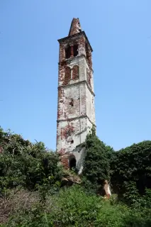 Campanile - Ruderi Chiesa di Sant'Antonio Abate a Casaleggio Novara