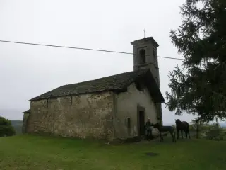 Vista - Cappella di Sant'Anastasia o Sant'Anna a Sale San GiovanniFrazione Gamellona
