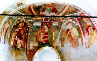 Affreschi absidali - Chiesa di San Rocco a Levice