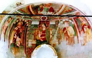 Affreschi absidali - Chiesa di San Rocco a Levice