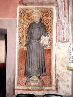 Presbiterio, San Nicola da Tolentino - Chiesa di San Giovanni Battista o Madonna del Carmine a Piasco