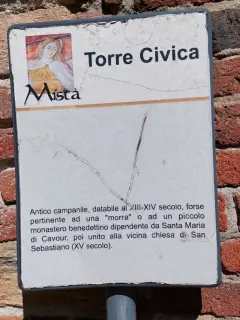Pannello illustrativo - Ex Chiesa di San Sebastiano a Piasco
