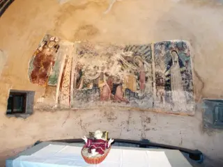 Affreschi absidali - Cappella di Sant'Anna a Piasco