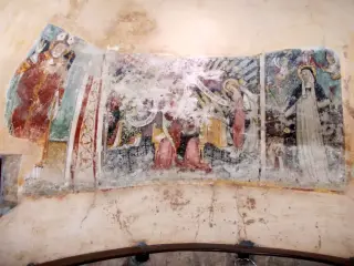 Affreschi absidali - Cappella di Sant'Anna a Piasco