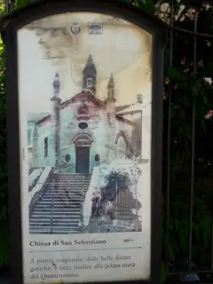 Pannello illustrativo - Oratorio di San Sebastiano a Poirino