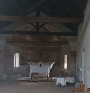 Affreschi absidali - Cappella di San Giovanni a Lerma