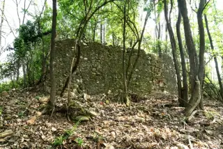 Parete Nord - Oratorio di San Pietro al Colle a BorgomaneroFrazione Cumiona