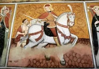 Affreschi - Chiesa di San Martino a SalicetoFrazione Lignera Soprana