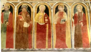 Affreschi - Chiesa di San Martino a SalicetoFrazione Lignera Soprana