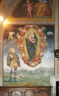 San Rocco e Madonna col Bambino - Parrocchiale di San Michele a Premia
