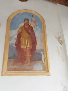 Affresco di San Giuliano - Chiesa di San Giuliano a RoccabrunaFrazione San Giuliano
