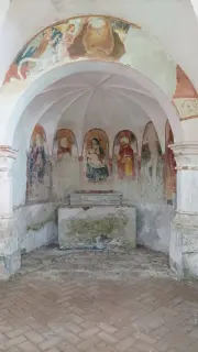 Affreschi - Cappella di San Rocco a Rocca De' Baldi