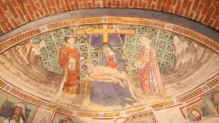 Affresco Absidale Deposizione - Chiesa Cimiteriale di Santa Maria Assunta o dei Morti a Marentino