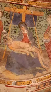 Deposizione - Particolare - Chiesa Cimiteriale di Santa Maria Assunta o dei Morti a Marentino