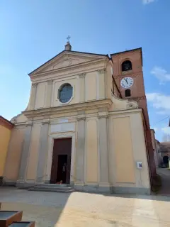 Facciata - Parrocchiale dei Santi Nicolao e Stefano a Rocchetta Tanaro
