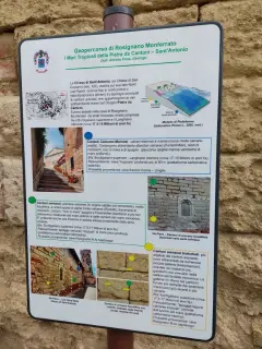 Pannello illustrativo - Chiesa di Sant'Antonio a Rosignano Monferrato