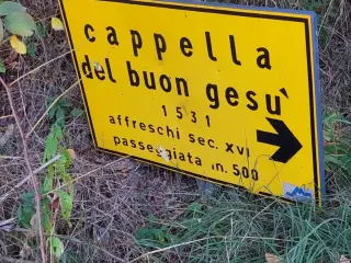 Cartelli indicatori - Cappella del Buon Gesù a San Michele Mondovì