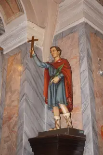 Statua di San Felice - Parrocchiale dei Santi Vito e Modesto a San Pietro MosezzoFrazione Mosezzo