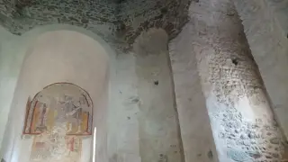 Affresco del battesimo - Battistero di San Ponso a San Ponso