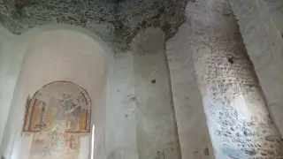 Affresco del battesimo - Battistero di San Ponso a San Ponso