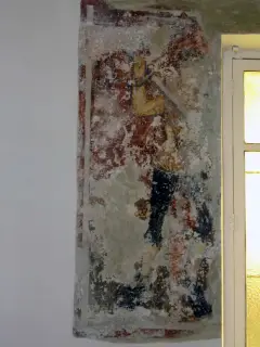 Affreschi trasetto antico - Antica Parrocchiale di San Giovanni a Savigliano