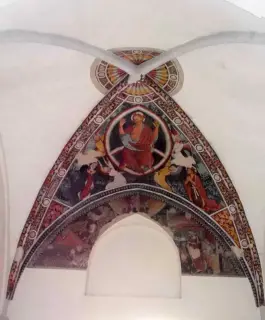 Affresco di Cristo - Abside antica - Antica Parrocchiale di San Giovanni a Savigliano