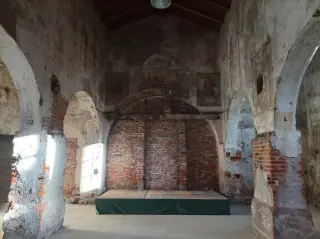 Interno - Resti della Chiesa di San Grato a Sizzano