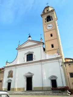 Facciata e campanile - Parrocchiale di San Vittore a Sizzano