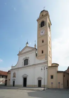 Facciata e campanile - Parrocchiale di San Vittore a Sizzano