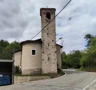 Abside e campanile - Oratorio della Madonna della Neve a ValdilanaFrazione Soprana-Molinengo