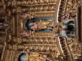 Altare dettaglio - Parrocchiale di San Martino a AyasFrazione Antagnod