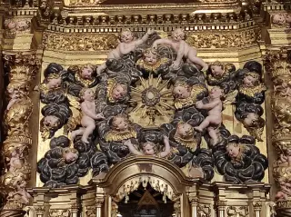 Altare dettaglio - Parrocchiale di San Martino a AyasFrazione Antagnod