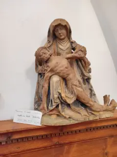 Scultura della Pietà XVI secolo - Parrocchiale di San Martino a AyasFrazione Antagnod