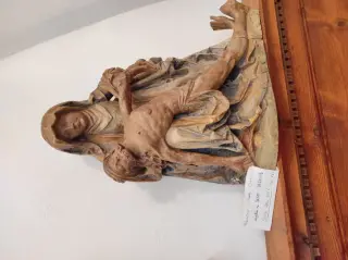 Scultura della Pietà XVI secolo - Parrocchiale di San Martino a AyasFrazione Antagnod