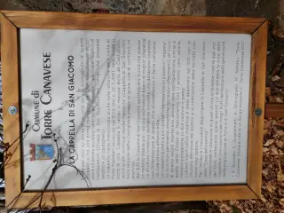 Pannello illustrativo - Cappella di San Giacomo a Torre Canavese