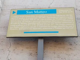 Pannello illustrativo - Chiesa di San Matteo a Tortona