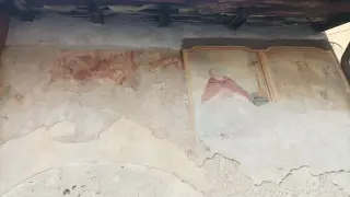 Affreschi in facciata - Oratorio di San Rocco a Valduggia