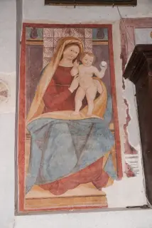 Madonna col Bambino - Parrocchiale dei Santi Andrea e Gaudenzio a ValduggiaFrazione Zuccaro